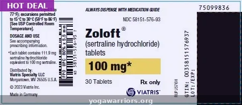 Buy Zoloft 100mg Online — Sertraline From $0.40
