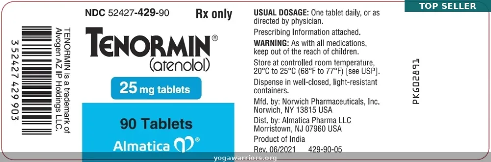 Generic Tenormin (Atenolol) 100mg — USA Lowest Price From $0.36